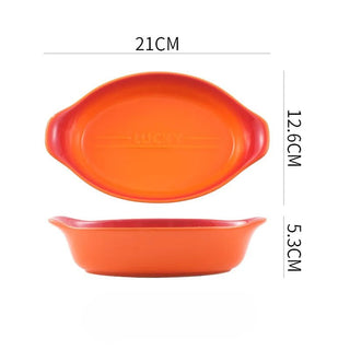 Teglia Materiale Ceramica Adatta Per Il Forno Diverse Colorazioni Design Moderno-INTERIOR DREAM DESIGN