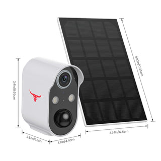 Telecamera Sorveglianza Wireless Rete WiFi Pannello Solare - INTERIOR DREAM DESIGN