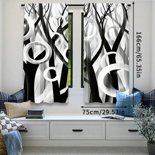 Tenda Design Moderno Diverse Misure Decorazione Salotto Camera Decorazione Finestra - INTERIOR DREAM DESIGN