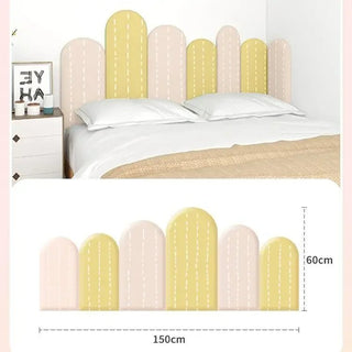 Testiera Letto Ecopelle Spugna Colorata Bambini Cameretta Diversi Colori Diverse Dimensioni-INTERIOR DREAM DESIGN