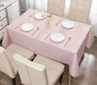 Tovaglia Antimacchia Impermeabile Poliestere Diversi Colori Rettangolare Accessori Arredamento Casa Cucina - INTERIOR DREAM DESIGN