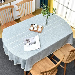 Tovaglia Diversi Colori Fantasia Righe Poliestere Cotone Alta Qualità Cucina Casa-INTERIOR DREAM DESIGN