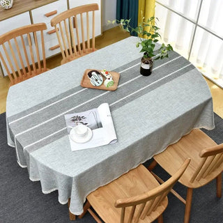 Tovaglia Diversi Colori Fantasia Righe Poliestere Cotone Alta Qualità Cucina Casa-INTERIOR DREAM DESIGN