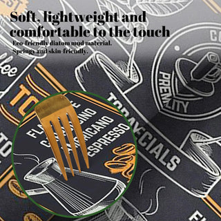 Tovaglietta Cucina Tappetino Caffe Colazione Pranzo Arredamento Diversi Colori Fantasie Dimensioni Decorazione-INTERIOR DREAM DESIGN