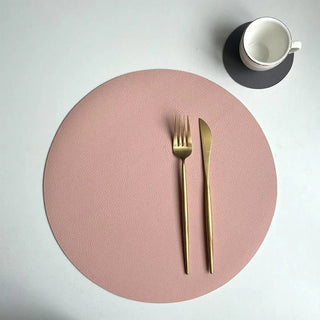 Tovaglietta Da Pranzo Cena Colazione Merenda Pratica Facile Da Pulire Vari Colori Dimensioni Di Forma Rotonda - INTERIOR DREAM DESIGN