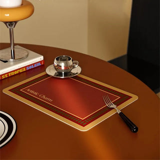 Tovagliette Cucina Ecopelle PVC Impermeabili Diversi Colori Rettangolari Fantasie Diverse Set 2 Pezzi-INTERIOR DREAM DESIGN