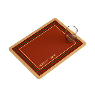 Tovagliette Cucina Ecopelle PVC Impermeabili Diversi Colori Rettangolari Fantasie Diverse Set 2 Pezzi-INTERIOR DREAM DESIGN