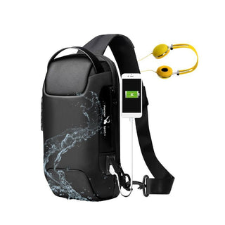 Tracolla Impermeabile Oxford Anti Furto USB Multifunzione Viaggio - INTERIOR DREAM DESIGN