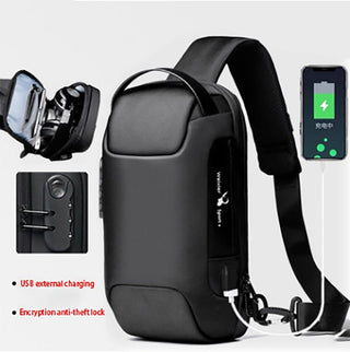 Tracolla Impermeabile Oxford Anti Furto USB Multifunzione Viaggio - INTERIOR DREAM DESIGN
