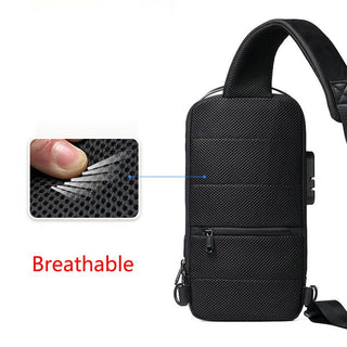 Tracolla Impermeabile Oxford Anti Furto USB Multifunzione Viaggio - INTERIOR DREAM DESIGN