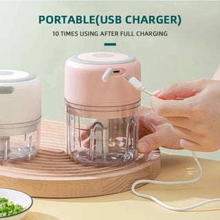 Trita Tutto In Colore Rosa Verde Ricarica USB 30W Impermeabile Elettrodomestici Da Cucina - INTERIOR DREAM DESIGN