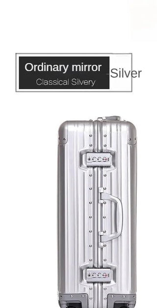 Trolley Viaggio Diversi Colori 4 Ruote Materiale Alluminio Metallo Resistente Partenza-INTERIOR DREAM DESIGN