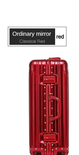 Trolley Viaggio Diversi Colori 4 Ruote Materiale Alluminio Metallo Resistente Partenza-INTERIOR DREAM DESIGN