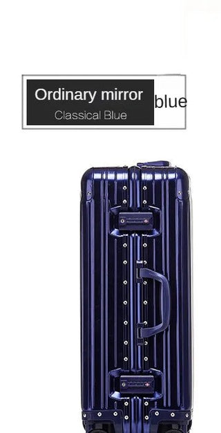 Trolley Viaggio Diversi Colori 4 Ruote Materiale Alluminio Metallo Resistente Partenza-INTERIOR DREAM DESIGN