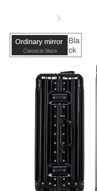 Trolley Viaggio Diversi Colori 4 Ruote Materiale Alluminio Metallo Resistente Partenza-INTERIOR DREAM DESIGN