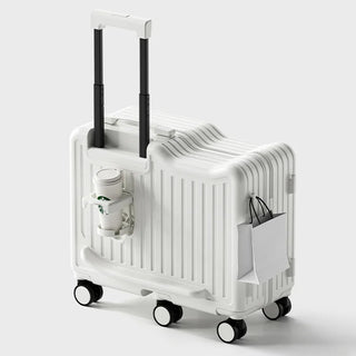 Valigia Trolley Viaggio Materiale Plastica Rigida Diverse Colorazioni Resistente Grandi Capacità-INTERIOR DREAM DESIGN