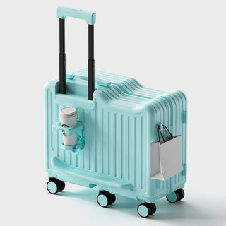 Valigia Trolley Viaggio Materiale Plastica Rigida Diverse Colorazioni Resistente Grandi Capacità-INTERIOR DREAM DESIGN