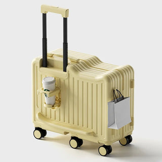 Valigia Trolley Viaggio Materiale Plastica Rigida Diverse Colorazioni Resistente Grandi Capacità-INTERIOR DREAM DESIGN