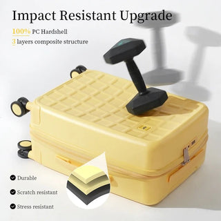 Valigie Diversi Colori Pastello Giallo Azzurro Marrone Bianco Diverse Dimensioni - INTERIOR DREAM DESIGN