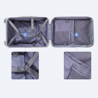 Valigie Trolley Piccolo Carrellino Smontabile Ruote Impermeabile Diversi Colori - INTERIOR DREAM DESIGN