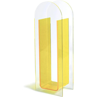 Vaso Acrilico Decorazione Centro Tavolo Vaso Forma Di Arco Design Moderno Decorazione Casa-INTERIOR DREAM DESIGN