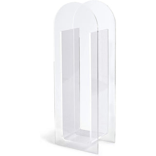 Vaso Acrilico Decorazione Centro Tavolo Vaso Forma Di Arco Design Moderno Decorazione Casa-INTERIOR DREAM DESIGN