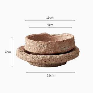 Vaso Ceramica Rossa Diverse Dimensioni Resistente Arredamento Casa Elegante Raffinato-INTERIOR DREAM DESIGN