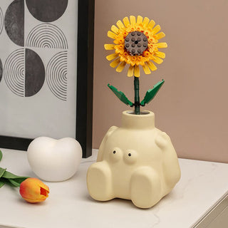 Vaso Ceramica Stile Nordico Forma Umana Astratta - INTERIOR DREAM DESIGN