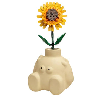 Vaso Ceramica Stile Nordico Forma Umana Astratta - INTERIOR DREAM DESIGN