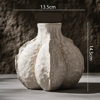 Vaso Decorativo Diverse Misure Particolare Esterno Fiori Fioriera Ceramica Decorazioni Casa-INTERIOR DREAM DESIGN