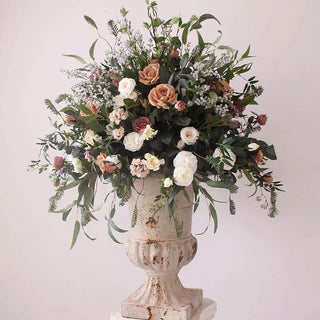 Vaso Decorativo Esterno Decorazione Casa Diverse Misure Particolare Ceramica Elegante-INTERIOR DREAM DESIGN