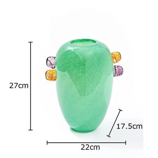 Vaso Decorazione Moderna Design Elegante Ceramica Design Arredo Casa Decorazione Floreale-INTERIOR DREAM DESIGN