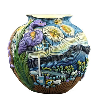Vaso Decorazione Stile Quadro Famoso Resina Piccole Dimensioni Decorazione Casa-INTERIOR DREAM DESIGN