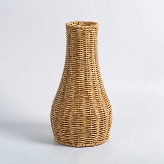 Vaso Materiale Rattan Diverse Dimensioni Composizioni Floreale Arredo Casa Innovativo-INTERIOR DREAM DESIGN