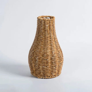 Vaso Materiale Rattan Diverse Dimensioni Composizioni Floreale Arredo Casa Innovativo-INTERIOR DREAM DESIGN