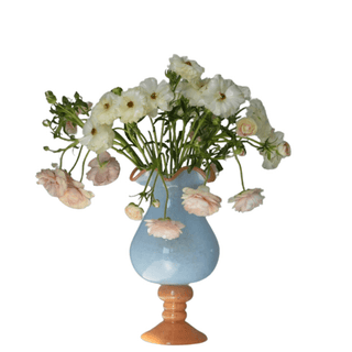 Vaso Materiale Vetro Decorazione Casa Composizione Floreale Arredo Moderno Resistente-INTERIOR DREAM DESIGN