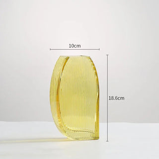 Vaso Materiale Vetro Dimensioni Diverse Composizioni Floreali Arredo Casa Decorazione Moderna-INTERIOR DREAM DESIGN