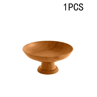 Vassoio Effetto Legno Cesto Frutta Cucina Set 1/2 Pezzi Arredamento Decorazione Casa-INTERIOR DREAM DESIGN
