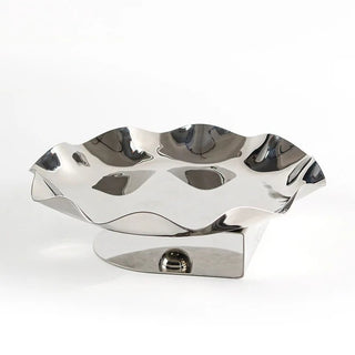 Vassoio Materiale Acciaio Vassoio Porta Oggetti Decorazione Casa Moderno Creativo Arredo-INTERIOR DREAM DESIGN