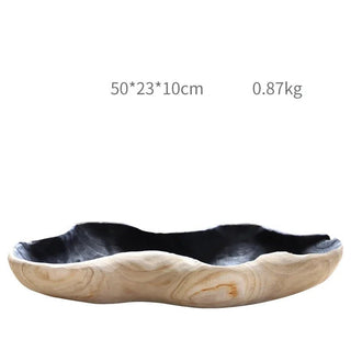 Vassoio Materiale Legno Design Moderno Dimensioni Diverse Espositore Tavolo-INTERIOR DREAM DESIGN