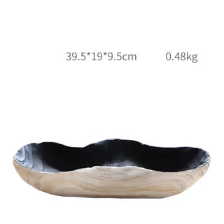 Vassoio Materiale Legno Design Moderno Dimensioni Diverse Espositore Tavolo-INTERIOR DREAM DESIGN