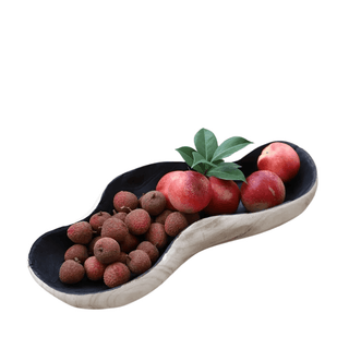 Vassoio Materiale Legno Design Moderno Dimensioni Diverse Espositore Tavolo-INTERIOR DREAM DESIGN