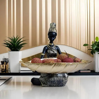 Vassoio Materiale Resina Decorazione Creativa Porta Oggetti Moderno Modello Donna-INTERIOR DREAM DESIGN