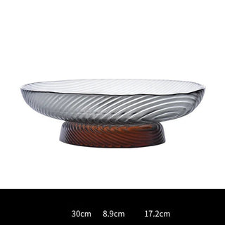 Vassoio Materiale Vetro Diversi Modelli Porta Oggetti Arredo Creativo Moderno Casa-INTERIOR DREAM DESIGN