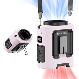 Ventilatore Diversi Colori Portatile Cintura Collo Piccole Dimensioni Utile Caldo Freddo Esterno Elettrodomestici Ricaricabili-INTERIOR DREAM DESIGN