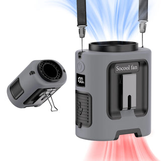 Ventilatore Diversi Colori Portatile Cintura Collo Piccole Dimensioni Utile Caldo Freddo Esterno Elettrodomestici Ricaricabili-INTERIOR DREAM DESIGN
