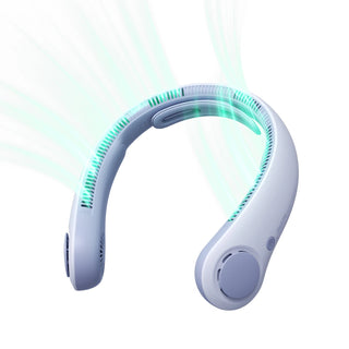 Ventilatore Portatile Diversi Colori Ricaricabile Bianco Grigio Nero 5 Velocità-INTERIOR DREAM DESIGN