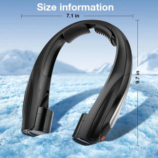 Ventilatore Portatile Nero Bianco 6 Velocità Apribile Comodo Pratico Elettrodomestici Ricaricabili-INTERIOR DREAM DESIGN