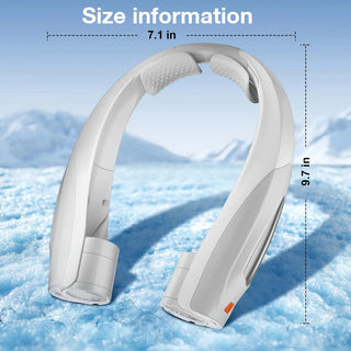 Ventilatore Portatile Nero Bianco 6 Velocità Apribile Comodo Pratico Elettrodomestici Ricaricabili-INTERIOR DREAM DESIGN