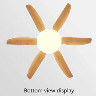 Ventilatore Soffitto Luce Diverse Dimensioni Legno Colori Bianco Marrone Grigio Casa Vento-INTERIOR DREAM DESIGN